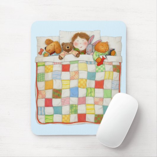 COZY QUILT Mousepad - blau (Mit Mouse)