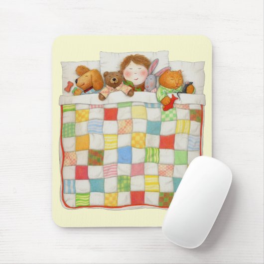 COZY QUILT Mousepad - gelb (Mit Mouse)