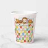 COZY QUILT Paper Cups - Pink Pappbecher (Rückseite)