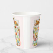 COZY QUILT Paper Cups - Pink Pappbecher (Rechts)