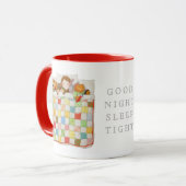 COZY QUILT Red Combo Tasse (Vorderseite Links)