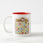 COZY QUILT Red Two-Tone Tasse (Links)