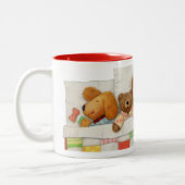 COZY QUILT Red Two-Tone Tasse (Links)
