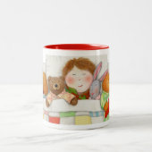 COZY QUILT Red Two-Tone Tasse (Mittel)