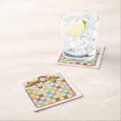 COZY QUILT Square Paper Untersetzer - Pink (Vor Ort)