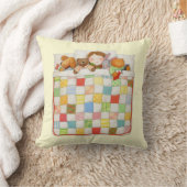 COZY QUILT Square Throw Kissen gelb (Decke)