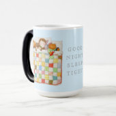 COZY QUILT Tall Morphing Tasse + Blue (Vorderseite Links)