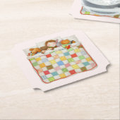 COZY QUILT Ticket Paper Untersetzer - Pink (angewinkelt)