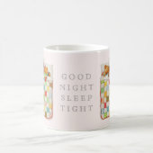 COZY QUILT Weiße Tasse + Rosa (Mittel)