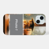 Cozy Rainy Day Squirrel Teacher Appreciation Case iPhone 15 Hülle (Rückseite (Horizontal))