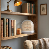 Cozy Reading Corner Snow Globe Schneekugeln