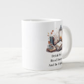 Cozy Reading Nook Jumbo-Tasse (Vorderseite Rechts)