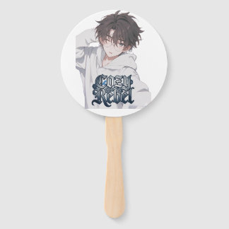 Cozy-Rebel Anime Junge - Ästhetik Brille Vinyl Fächer