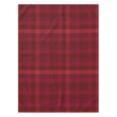 Cozy Red Plaid Check Pattern Rustic Farmhouse Tischdecke (Vorderseite)