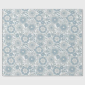 Cozy Retro Groovy Boho Floral 80er Geschenkpapier (Flach)