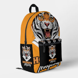 Cozy Roar | Tiger Street Art Design Bedruckter Rucksack