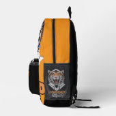 Cozy Roar | Tiger Street Art Design Bedruckter Rucksack (Rechts)