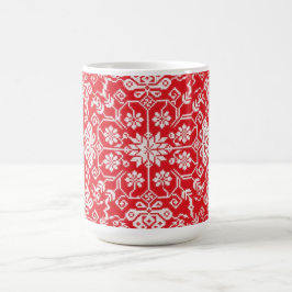 Cozy rote Feiertags-Tasse Kaffeetasse
