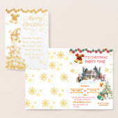 Cozy Santa Christmas Foil Card Folienkarte (Anzeige)