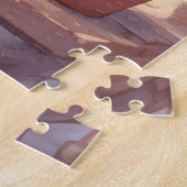 Cozy Santa Claus Gardener Planting Succulents Puzzle (Seite)