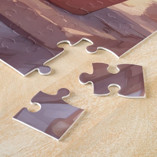 Cozy Santa Claus Gardener Planting Succulents Puzzle (Seite)