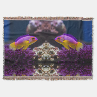Cozy Sea Life Throw for Kids and Adults Decke
