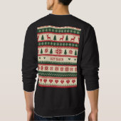 Cozy Season (2) Weihnachtspullover-Muster Sweatshirt (Rückseite)