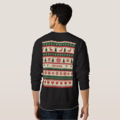 Cozy Season (2) Weihnachtspullover-Muster Sweatshirt (Schwarz voll)