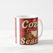 Cozy Season | Christmas Coffee Mug Design Kaffeetasse (VorderseiteRechts)