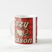 Cozy Season | Christmas Coffee Mug Design Kaffeetasse (Vorderseite Links)