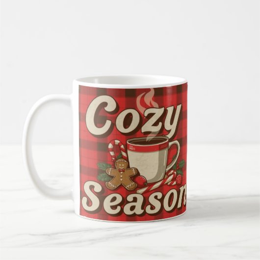 Cozy Season | Christmas Coffee Mug Design Kaffeetasse (Links)