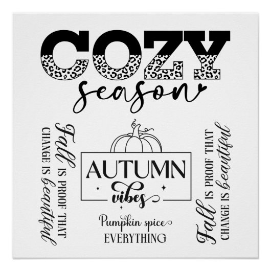 Cozy Season-Digital Download Poster (Vorderseite)
