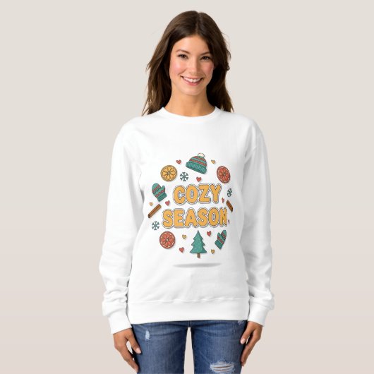 Cozy Season Holiday Elements – Style B Sweatshirt (Vorne ganz)