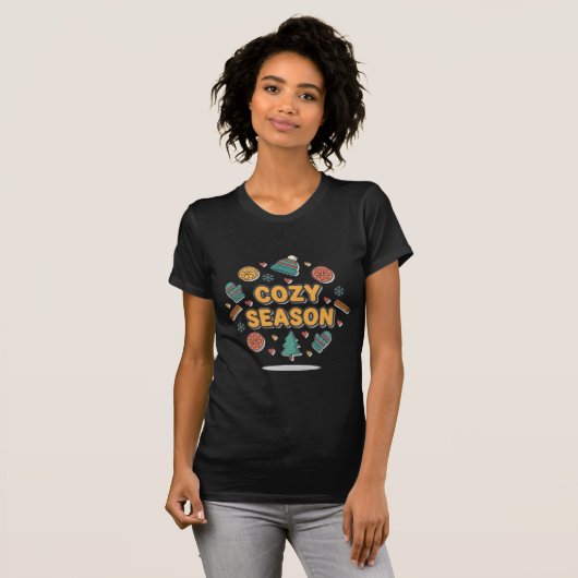 Cozy Season Holiday Elements – Style B T-Shirt (Vorne ganz)