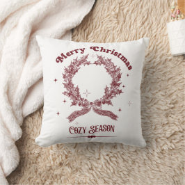 Cozy Season Vintage Christmas Kissen