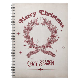 Cozy Season Vintage Christmas Notizblock