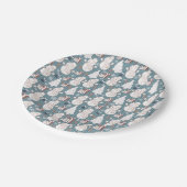 Cozy Seasonal Designs for Gifts & Home Decor Pappteller (Schrägansicht)