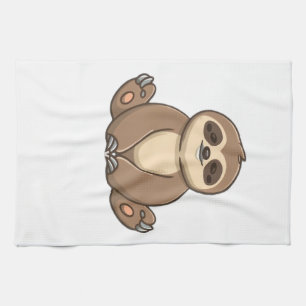 Cozy Sloth Klassik-T-Shirt Geschirrtuch