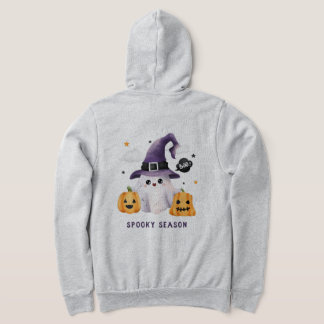 Cozy Spooky Season Ghost Hoodie für Frauen