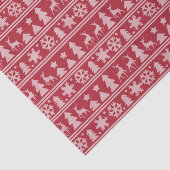 Cozy Strick-Rot gestricktes Seidenpapier (Ausschnitt)