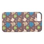 Cozy Sweaters & Ribbons Pattern Phone Case (Rückseite (Horizontal))