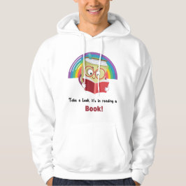 Cozy Take a Look, It's in a Reading a Book Hoodie