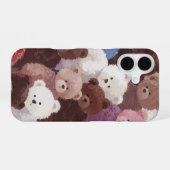 Cozy Teddy Bären Hülle iPhone 16 Hülle (Rückseite (Horizontal))