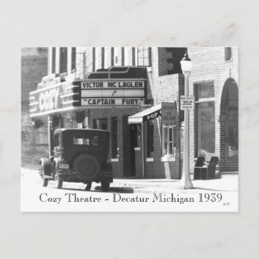 Cozy-Theater Postkarte (Vorderseite)