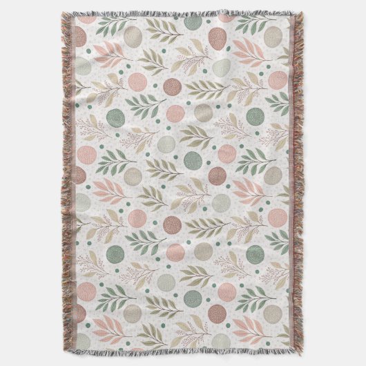 Cozy Throw Blanket with Classic Polka Dot Pattern Decke (Vorderseite Vertikal)