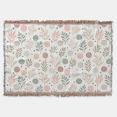 Cozy Throw Blanket with Classic Polka Dot Pattern Decke (Vorderseite)