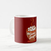 Cozy up with this sweet Cocoa Season design Kaffeetasse (Vorderseite Links)