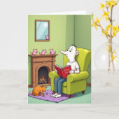 Cozy Vatertag Cartoon Karte (Gelbe Blume)