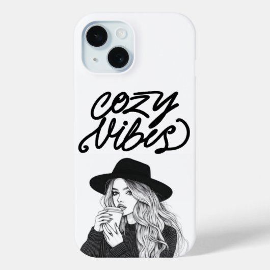 Cozy Vibes iPhone Case (Rückseite)