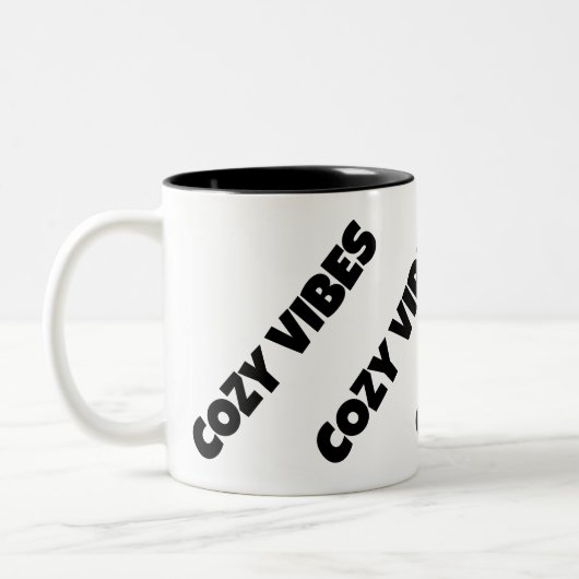 COZY VIBES ZWEIFARBIGE TASSE (Links)